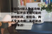 冒险岛4双人全关攻略,一起开启无限可能的游戏挑战,冒险岛,两人全关攻略!无尽挑战等你来战!