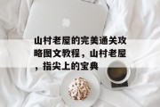 山村老屋的完美通关攻略图文教程，山村老屋，指尖上的宝典