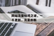 网站流量枯竭之谜，一不更新，流量即断