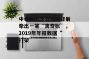 中泰股份意外预亏背后牵出一笔“离奇账”，2019年年报数据“打架”