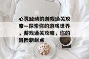 心灵触动的游戏通关攻略—探索你的游戏世界，游戏通关攻略，你的冒险新起点