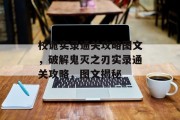 校诡实录通关攻略图文，破解鬼灭之刃实录通关攻略，图文揭秘
