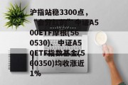 沪指站稳3300点，“会分红的”中证A500ETF摩根(560530)、中证A50ETF指数基金(560350)均收涨近1%