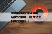 深度解析临汾SEO网站优化策略，助力企业网络营销腾飞