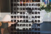 优化网站内容，是一种对现有内容进行有效的重新构建和优化的过程。它不仅能够提高网站的用户体验，还能提升搜索引擎排名，从而吸引更多的流量，从而带来更高的转化率。，网站优化，提升用户体验与搜索引擎排名的关键策略