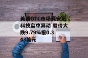 美国OTC市场赛安诺科技盘中异动 股价大跌9.79%报0.343美元