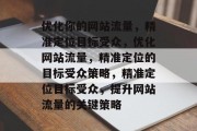 优化你的网站流量，精准定位目标受众，优化网站流量，精准定位的目标受众策略，精准定位目标受众，提升网站流量的关键策略