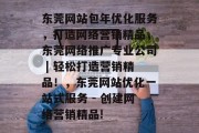 东莞网站包年优化服务，打造网络营销精品，东莞网络推广专业公司 | 轻松打造营销精品！，东莞网站优化一站式服务 - 创建网络营销精品!