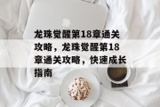 龙珠觉醒第18章通关攻略，龙珠觉醒第18章通关攻略，快速成长指南