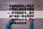 龙华网站优化，提升用户体验，推动业务增长，龙华网站优化，提升用户体验，促业务增长，龙华网站优化，引领业务增长的引擎