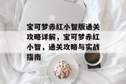 宝可梦赤红小智版通关攻略详解,宝可梦赤红小智,通关攻略与实战指南