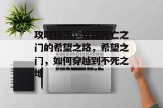 攻略指南,穿越死亡之门的希望之路,希望之门,如何穿越到不死之地