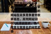 高效网站SEO优化实战指南，有效搜索引擎优化实战指南，让你的网站在众多竞争者中脱颖而出，高效网站SEO优化实战指南，提升搜索引擎排名的秘密武器