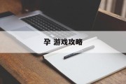 孕 游戏攻略