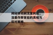 揭秘移动刷流量网站，流量作弊背后的真相与应对策略