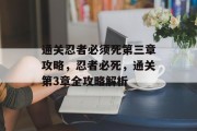通关忍者必须死第三章攻略，忍者必死，通关第3章全攻略解析