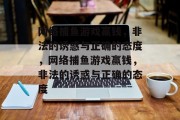 网络捕鱼游戏赢钱，非法的诱惑与正确的态度，网络捕鱼游戏赢钱，非法的诱惑与正确的态度