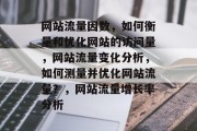 网站流量因数,如何衡量和优化网站的访问量,网站流量变化分析,如何测量并优化网站流量?,网站流量增长率分析 网站流量因数,如何衡量和优化网站的访问量,网站流量变化分析,如何测量并优化网站流量?,网站流量增长率分析