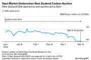 报告：新西兰碳竞价因供应过剩而受挫