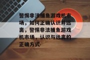 警惕非法捕鱼游戏机市场，如何正确认识并远离，警惕非法捕鱼游戏机市场，认识与远离的正确方式