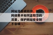 网站流量被劫持，揭秘网络黑手如何盗取您的流量，保护网站安全刻不容缓