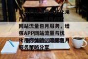 提升网站流量与优化用户体验——运用APP网站流量包月服务,增强APP网站流量与优化用户体验,流量包月服务策略分享