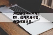深度解析Mac网站SEO，提升网站排名，吸引精准流量