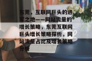 东莞，互联网巨头的进军之地——网站流量的增长策略，东莞互联网巨头增长策略探析，网站流量占比及增长策略分析