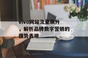 vivo网站流量飙升，解析品牌数字营销的强势表现