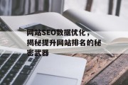 网站SEO数据优化，揭秘提升网站排名的秘密武器
