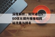深度解析，如何通过SEO优化提升推推蛙网站流量与排名