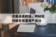 流量点击网站，揭秘如何吸引海量用户关注
