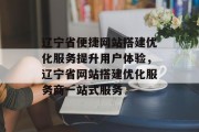 辽宁省便捷网站搭建优化服务提升用户体验，辽宁省网站搭建优化服务商一站式服务