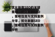 优化新都SEO的关键策略，优化新都SEO，策略指南与实践案例分享，优化新都SEO，策略指南与实践案例分析
