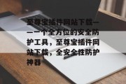 至尊宝插件网站下载——一个全方位的安全防护工具，至尊宝插件网站下载，全安全性防护神器