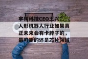 宇树科技CEO王兴：人形机器人行业如果真正未来会有卡脖子的，最可能的还是芯片领域