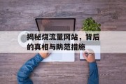 揭秘烧流量网站，背后的真相与防范措施