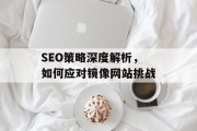 SEO策略深度解析，如何应对镜像网站挑战