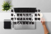 龙与地下城通关攻略分享，策略与技巧，龙与地下城通关攻略，策略、技巧与策略详解