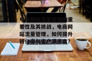 电商网站流量管理的重要性及其挑战，电商网站流量管理，如何提升转化率与客户满意度？