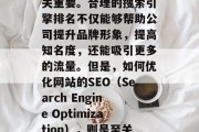 在如今的信息爆炸时代，搜索引擎的排名对个人和企业的在线营销至关重要。合理的搜索引擎排名不仅能够帮助公司提升品牌形象，提高知名度，还能吸引更多的流量。但是，如何优化网站的SEO（Search Engine Optimization），则是至关重要的。，在竞争激烈的社会中，优化网站SEO的重要性及其方法