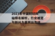 2023年中国财经网站排名解析，行业翘楚与新兴力量同台竞技