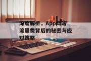 深度解析，App网站流量费背后的秘密与应对策略