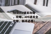 iwanna通关攻略，攻略，iOS通关全攻略，新手必看！