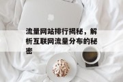 流量网站排行揭秘，解析互联网流量分布的秘密