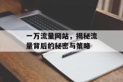 一万流量网站，揭秘流量背后的秘密与策略