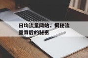 日均流量网站,揭秘流量背后的秘密 日均流量网站,揭秘流量背后的秘密