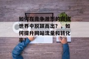 如何在竞争激烈的网络世界中脱颖而出？，如何提升网站流量和转化率？