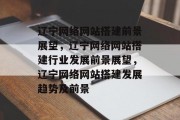 辽宁网络网站搭建前景展望，辽宁网络网站搭建行业发展前景展望，辽宁网络网站搭建发展趋势及前景