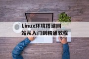 Linux环境搭建网站从入门到精通教程